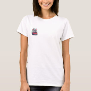 Camiseta Paseo en coche del ratón diminuto