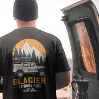 Paseo en coche por el Parque Nacional Glacier Mont