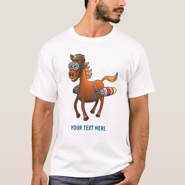 Camiseta Paseo en Cohete de Pony (Anverso)