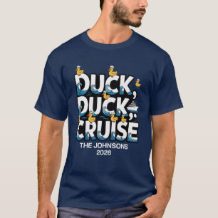 Camiseta Paseo en crucero de pato pato nombre personalizado