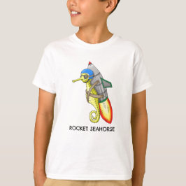 Camiseta Paseo en jetpack del caballito de mar amarillo