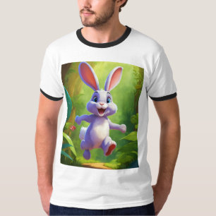 Camiseta Paseo en Kangaroo: Canguro Juguetón Saltando Sobre