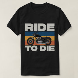 Camiseta Paseo en moto chopper personalizada al atardecer v