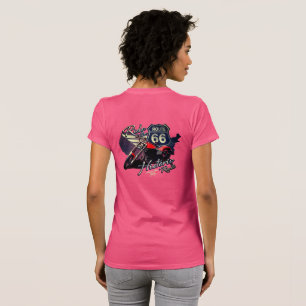 Camiseta Paseo en motocicleta por el viaje en ruta históric