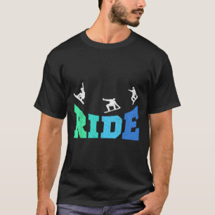 Camiseta Paseo en snowboard Snowboard Snowboard Niños