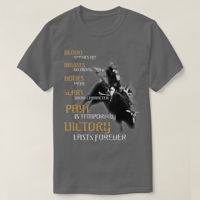 Camiseta Paseo En Toro Para Hombres Travesaño En Rancho De  (Diseño del anverso)