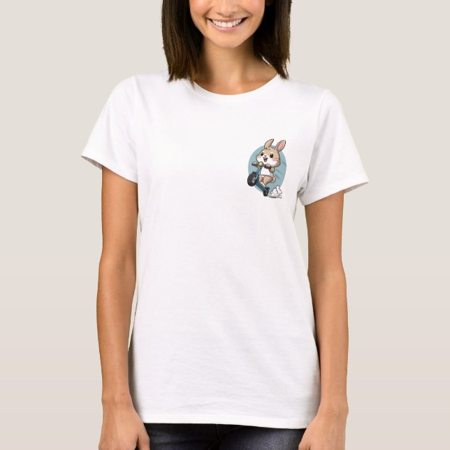 Camiseta Paseo Feliz del Conejo (Anverso)
