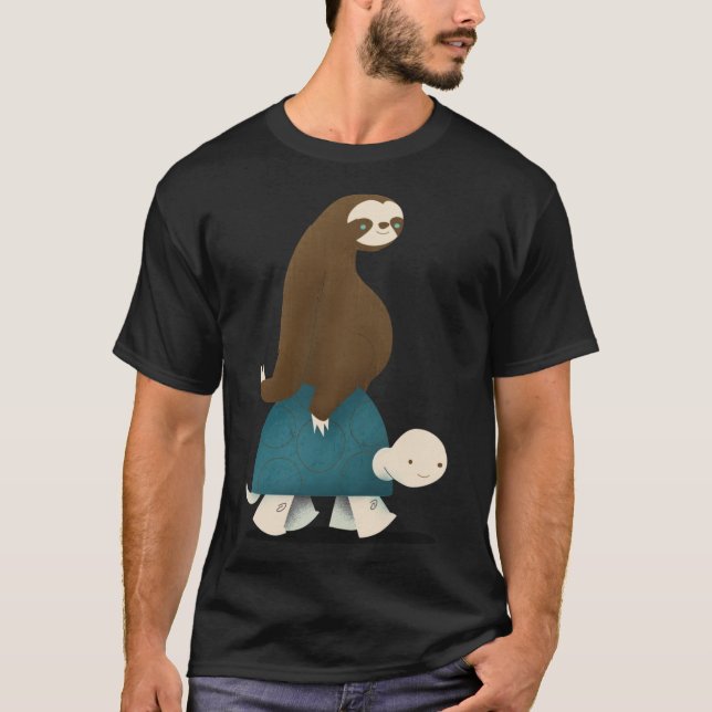 Camiseta Paseo lento retro (Anverso)