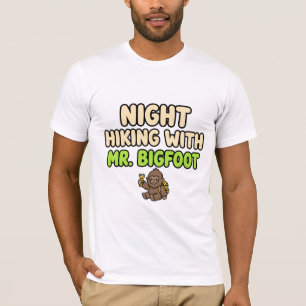 Camiseta Paseo Nocturno Con Sr. Bigfoot - Regalo de Bigfoot