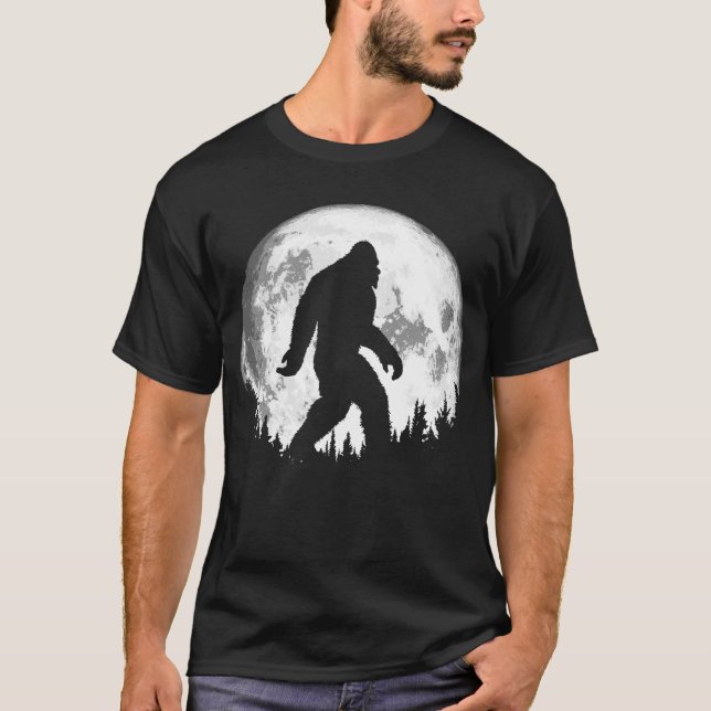 Camiseta Paseo Nocturno De Pie Grande. Guay Full Moon And T (Anverso)
