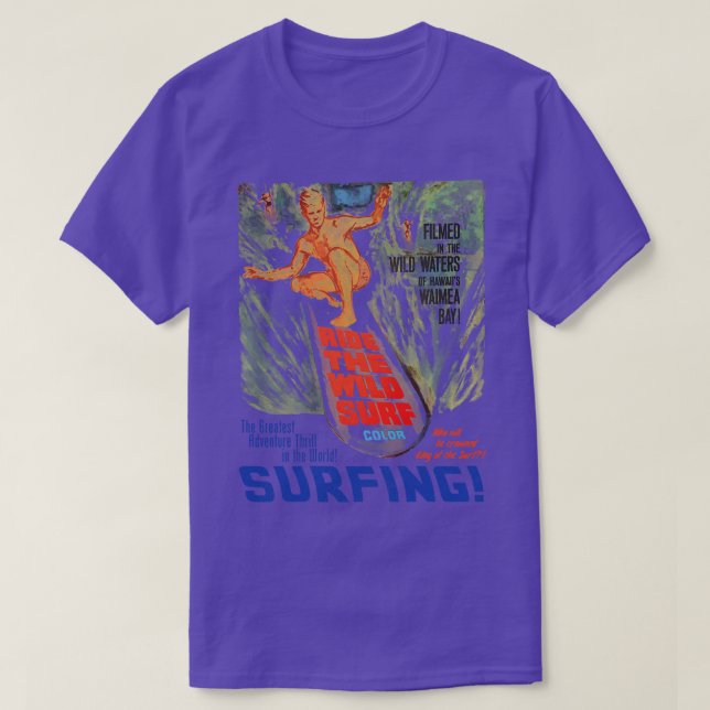 Camiseta Paseo por el salvaje surf 1964 (Diseño del anverso)