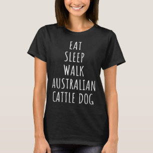 Camiseta Paseo por el sueño perro ganadero australiano