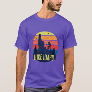 Camiseta Paseo por Idaho Mountain Lover Retro