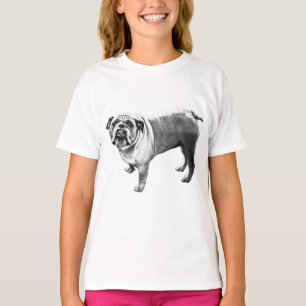 Camiseta Paseo por la calle, Bulldog brillante