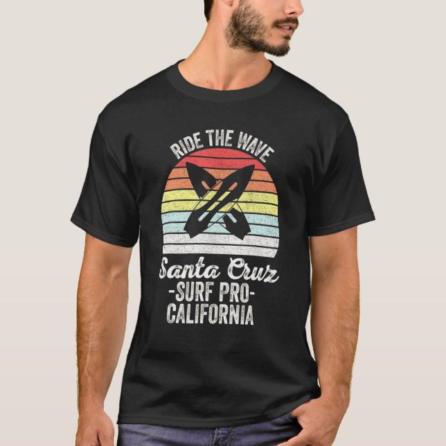 Camiseta Paseo Por La Onda Surf De Santa Cruz Pro Californi (Anverso)