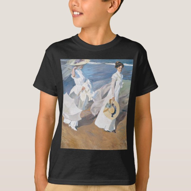 Camiseta Paseo por la playa - Sorolla - 1909 (Anverso)
