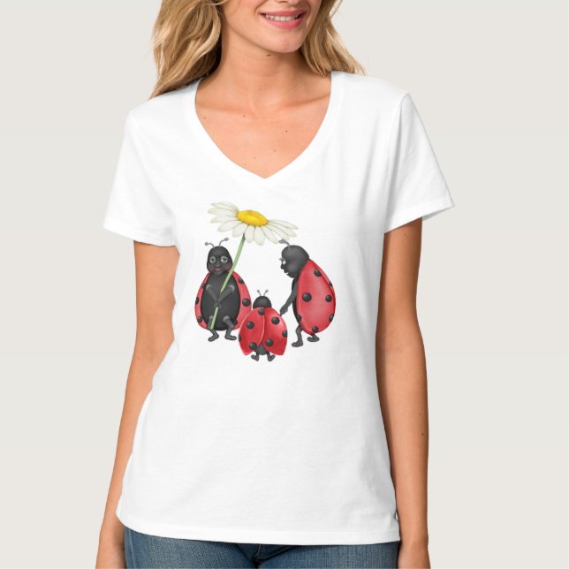 Camiseta Paseo por Ladybug (Anverso)