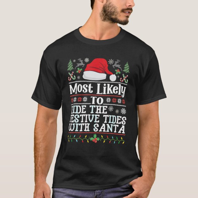Camiseta Paseo por las mareas festivas con Navidades de San (Anverso)