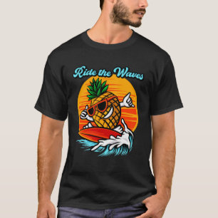 Camiseta Paseo Por Las Ondas Pineapple Profesional Surfer P