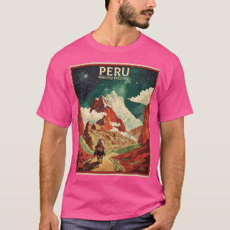Camiseta Paseo por Machu Picchu Starry Night Perú