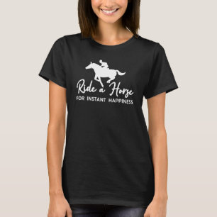 Camiseta Paseo Por Un Caballo Por La Felicidad Instantánea