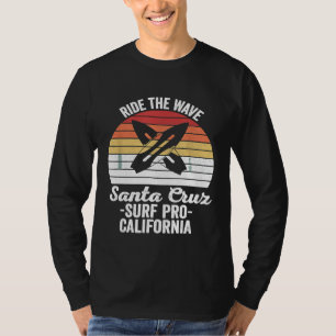 Camiseta Paseo Retro La Ola Surf Santa Cruz Pro California