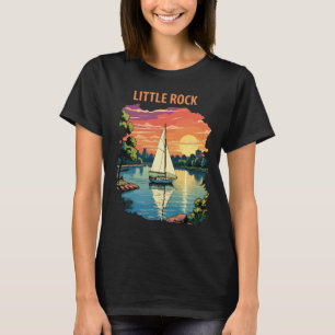 Camiseta Paseo Retro por el Río Little Rock Arkansas