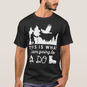 Camiseta Paseos al aire libre con oso de camping