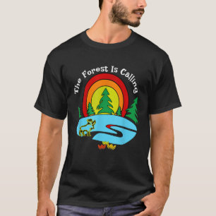 Camiseta Paseos Al Aire Libre Y Regalos De Camping