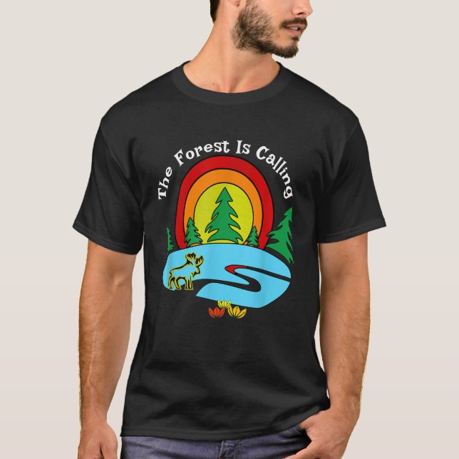 Camiseta Paseos Al Aire Libre Y Regalos De Camping (Anverso)