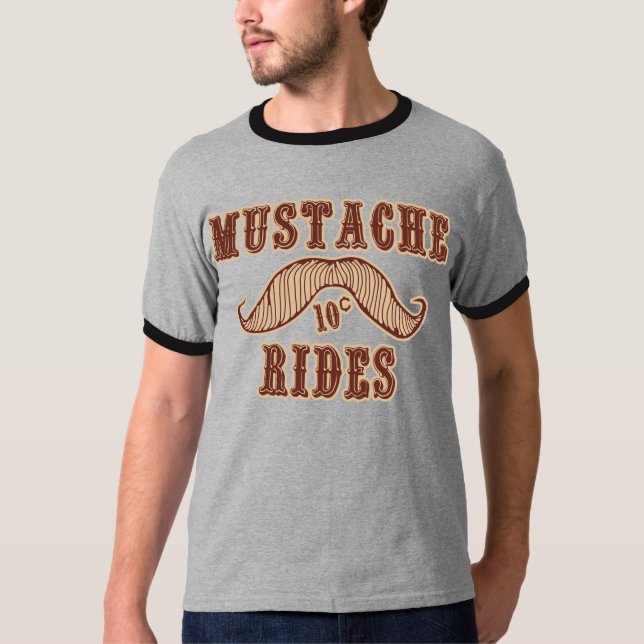 Camiseta Paseos del bigote (Anverso)