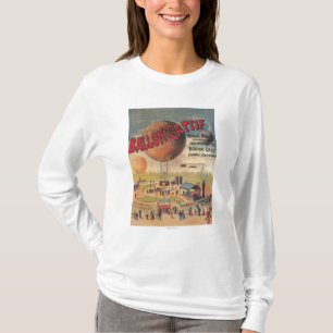 Camiseta Paseos del globo prisionero en un poster de la