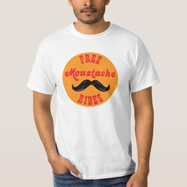 Camiseta Paseos libres del bigote (Anverso)