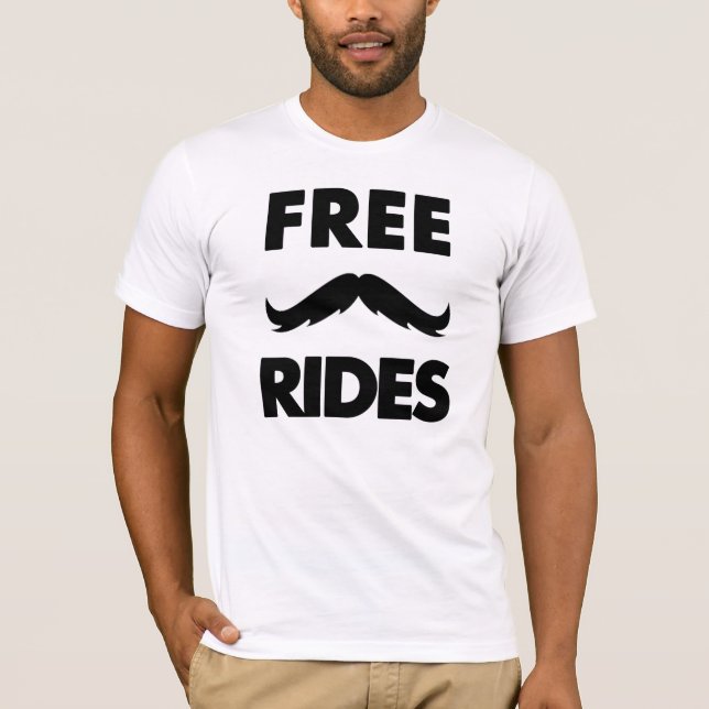 Camiseta Paseos libres del bigote (Anverso)