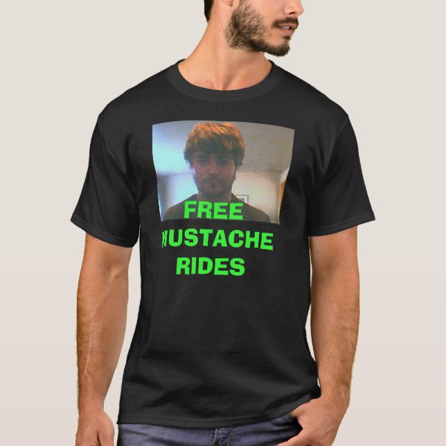 Camiseta PASEOS mates, LIBRES del BIGOTE (Anverso)