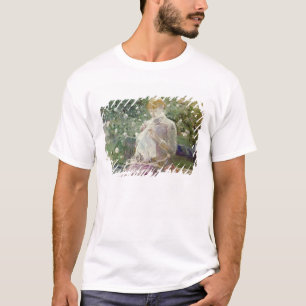 Camiseta Pasie que cose en el jardín de Bougival, 1881