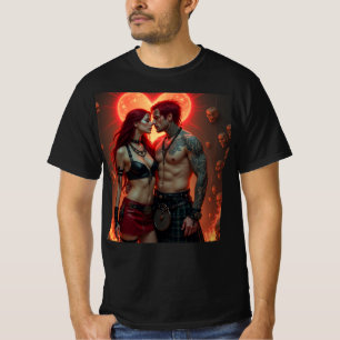 Camiseta Pasión Ardiente: Amor entre Sombras