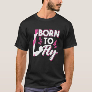 Camiseta Pasión de Yoga Aerialista Nacida Para Volar