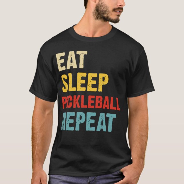 Camiseta Pasión del baloncesto: come, duerme, repite (Anverso)