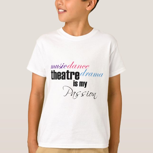 Camiseta Pasión del teatro (Anverso)