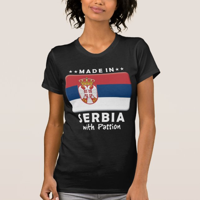 Camiseta Pasión W de Serbia (Anverso)