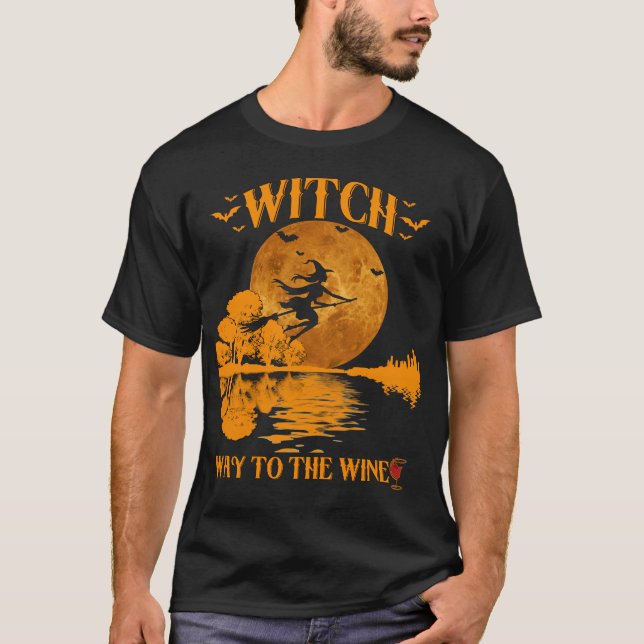 Camiseta paso de bruja al vino (Anverso)