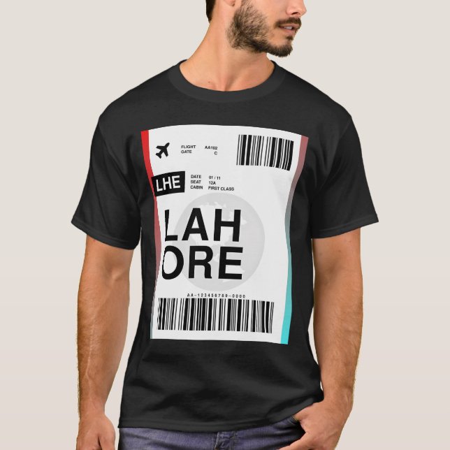 Camiseta Paso de embarque de Lahore (Anverso)