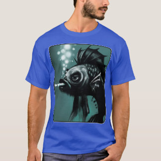 Camiseta Paso de la puff de pez humedecido