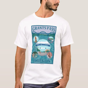 Camiseta Paso de las concesiones, poster del viaje de