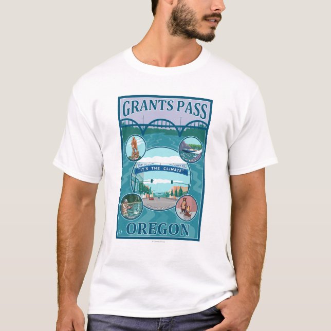 Camiseta Paso de las concesiones, poster del viaje de (Anverso)