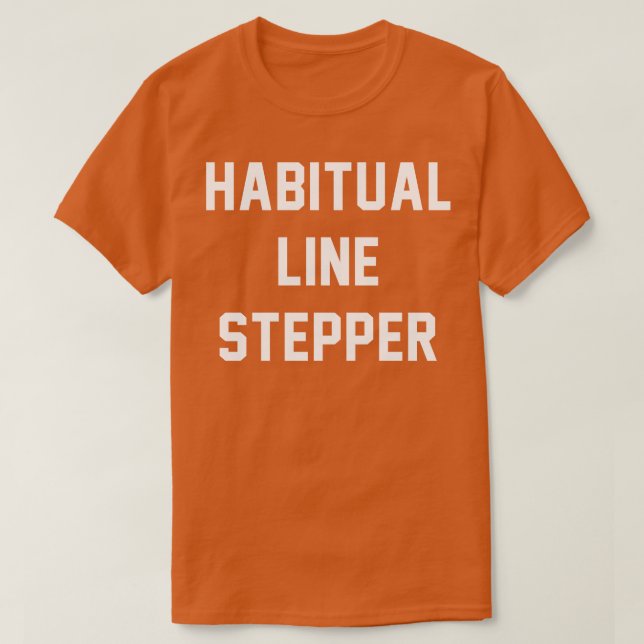 Camiseta Paso de línea habitual (Diseño del anverso)
