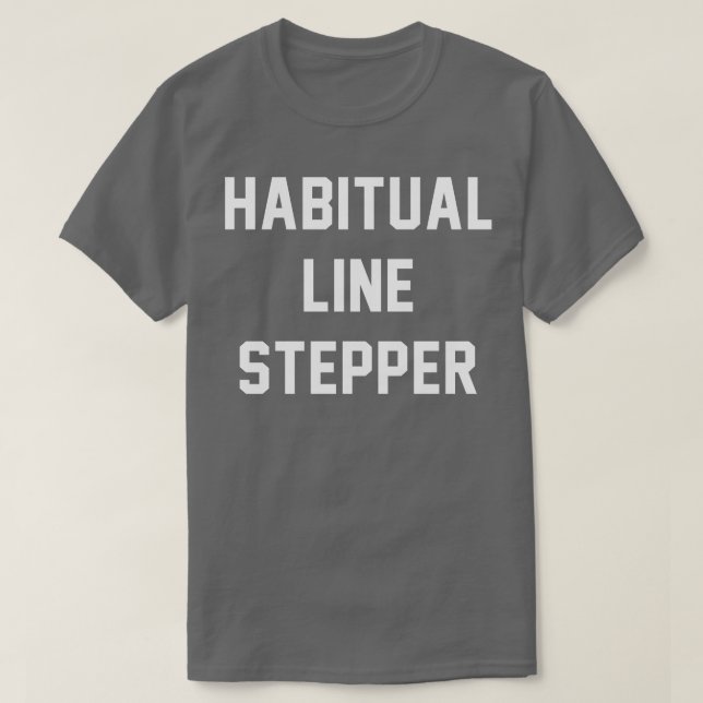 Camiseta Paso de línea habitual (Diseño del anverso)