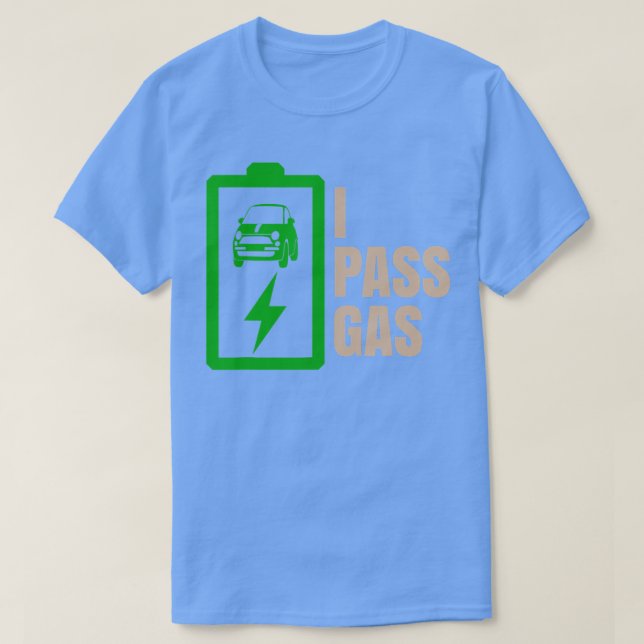 Camiseta Paso el gas Funny Electric Car pun chiste del cond (Diseño del anverso)