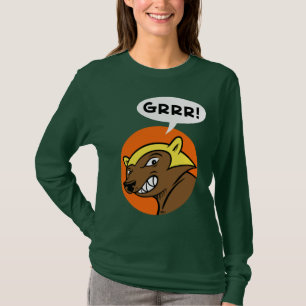 Camiseta Paso "GRRR de los ciervos!" Camiseta: Naranja
